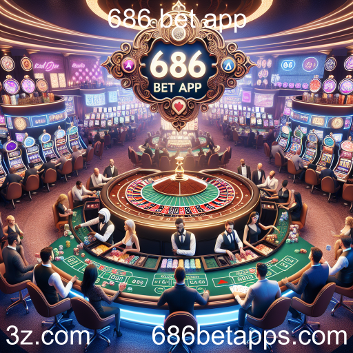 Experimente a Emoção dos Cassinos ao Vivo no 686 Bet App